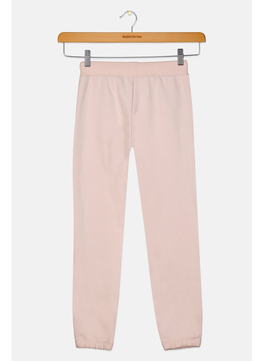 GAP Disney X Gap kids Girl Drawsting Sweatpants, Dusty Pink  - Image 2