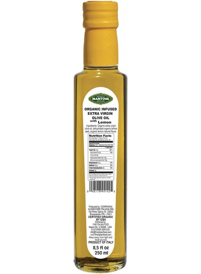 Mantova Organic Flavored Extra Virgin Olive Oil Variety Pack - Garlic, Basil, Chili, and Lemon (8.5 oz Bottles, Pack of 4) - Perfect for Cooking, Dressing, and a Great Gift Item - Image 2