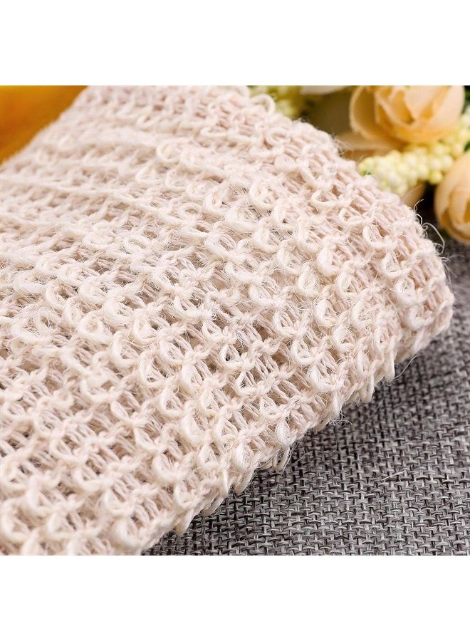 BBTO 5 Pieces Soap Saver Bag Natural Sisal Exfoliating Soap Pouch for Foaming and Drying The Soap Bars Shower Soap Bag  - Image 4