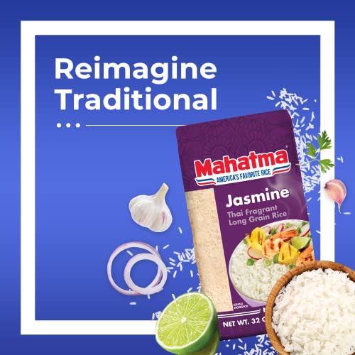 Mahatma Jasmine 2lb Bag of Rice Thai Indian or Cambodian Fragrant Flavored Rice Stovetop or Microwave - Image 5