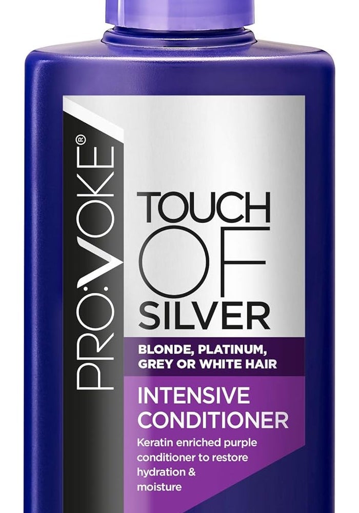 PROVOKE Touch Of Silver Intensive Conditioner for Blonde, Platinum, Grey or White Hair - 150ml - Image 1