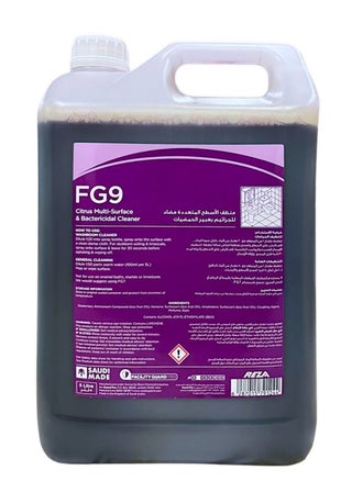 FG9 منظف الأسطح المتعددة مضاد للجراثيم برائحة عبير الحمضيات 5لتر - pzsku/ZCC287182288B7588F915Z/45/1748117072/7ed8587c-318b-42a3-afd5-c1df545c0344