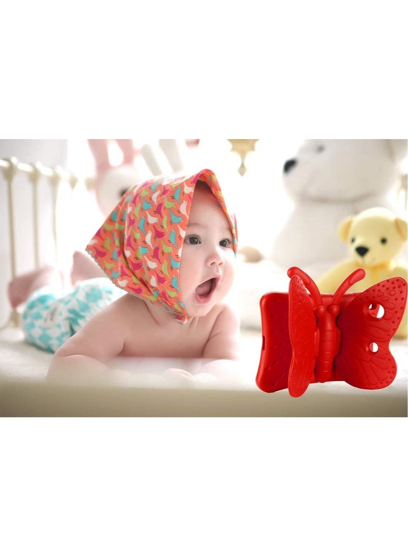 ELTRAZONE iPad 9th 8th 7th Generation Case Kids Girls, Cute Butterfly Shockproof EVA Foam Super Protection Stand Cover for iPad 2021 2020 2019 10.2" and iPad Air 3 Pro 10.5" - Image 4