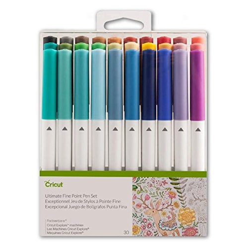 Cricut Cricut Ultimate Fine Point Pen Set, 0.4mm Fine Tip Pens to Write, Draw & Color, Create Personalized Cards & Invites, Use with Cricut Maker and Explore Cutting Machines, 30 Assorted Colored Pens 1 Pack - Image 4