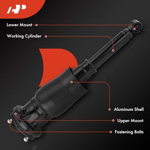 A-Premium دعامة صدمة تعليق هوائي خلفية يسار A-Premium متوافقة مع لكزس LS430 2001 2002 2003 2004 2005 2006 V8 4.3L، جانب السائق، استبدال# 4809050140، 4809050110 - Image 2