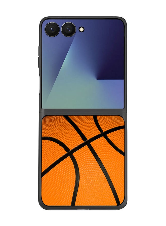 Stylizedd For Samsung Galaxy Z Flip7 Case,Slim fit Camera Protection, Shockproof Thin Phone cover  - Basketball