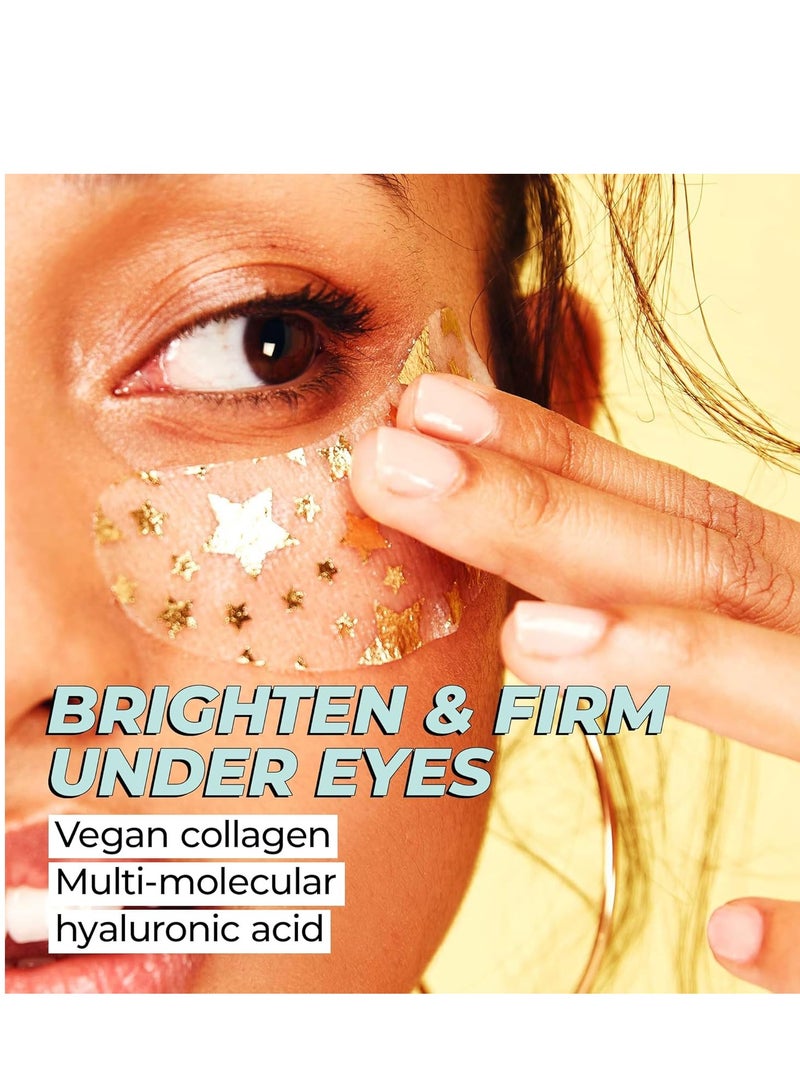 Vitamasques Vitamasques Under Eye Patches 3-Pack - Firming & Brightening - Anti Aging Collagen Korean Skin Care Reduce Fine Lines, Puffiness, Wrinkles & Dark Circles - Hyaluronic Acid - Vegan & Cruelty-Free - Image 3