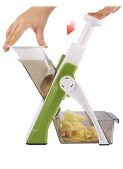 ELTRAZONE Adjustable Slicer,slicer vegetable cutter，Mandoline Slicer,Vegetable Slicer, Food Chopper,Vegetable Cutter,Quick Dicer Fruit French Fry  - Image 1