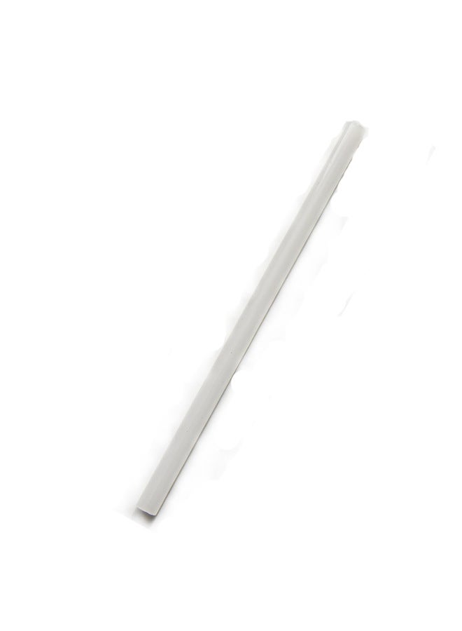 Factory Direct Glass Straw Transparent Color High Temperature Resistant Straw Creative Milk Tea Drink Glass Straw-Color:Straight Tube Opal 8mm 20cm - Image 1