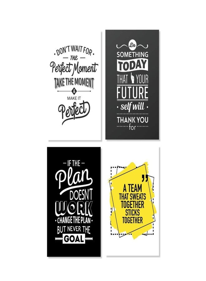 LADECOR Design Inspirational Motivational Quotes Printed Set of 10 Poster (A3-12 in x 18 in Size, Multicolor) Unframed Thick Paper With Double Tape - Image 2