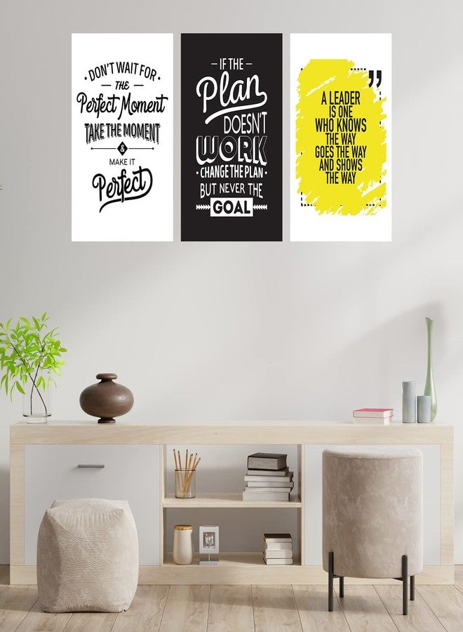 LADECOR Design Inspirational Motivational Quotes Printed Set of 10 Poster (A3-12 in x 18 in Size, Multicolor) Unframed Thick Paper With Double Tape - Image 4