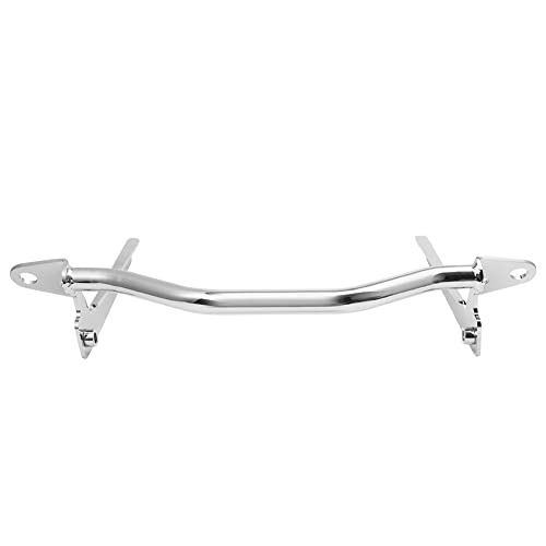 H RUO Chrome Motorcycle Passing Light Bracket Driving Pass Spotlight Mount Bar Compatible with Harley Softail Heritage FLST 2002-2017 Fatboy FLSTF - Image 4