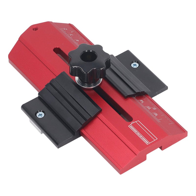 Thin Rip Tablesaw Jig: Aluminum Alloy Fence Guide - Stable Cutting Fixture With Precise Scale & Easy Grip Knob For Home Workshop Woodworking Projects - Image 3