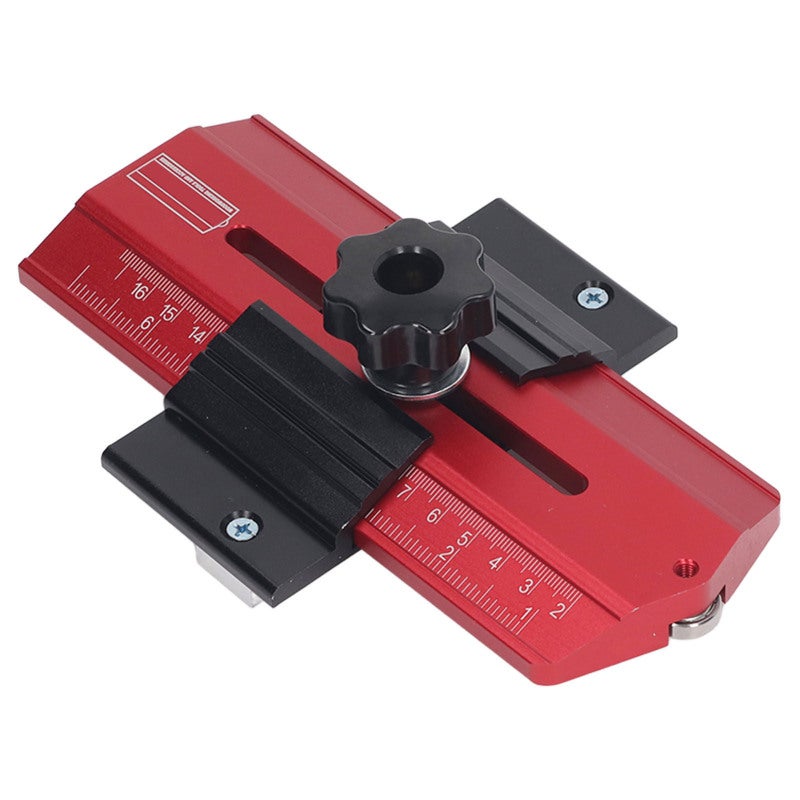 Thin Rip Tablesaw Jig: Aluminum Alloy Fence Guide - Stable Cutting Fixture With Precise Scale & Easy Grip Knob For Home Workshop Woodworking Projects - Image 4