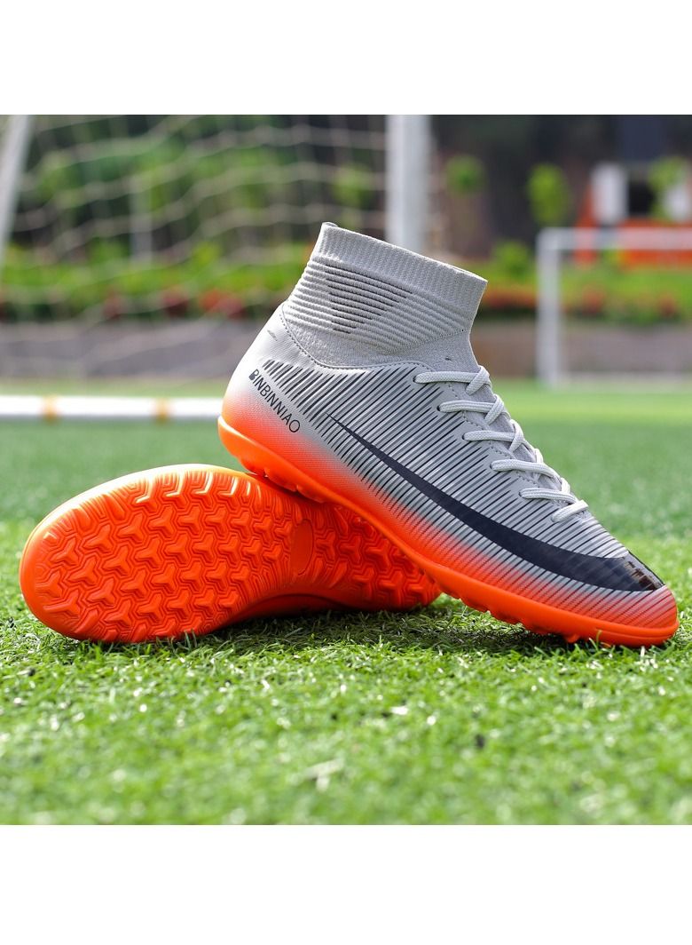 Men's Football Shoes Hard Ground Football Shoes Outdoor and Indoor Professional Youth Boys' Football Shoes Men's and Women's Football Shoes  - Image 3