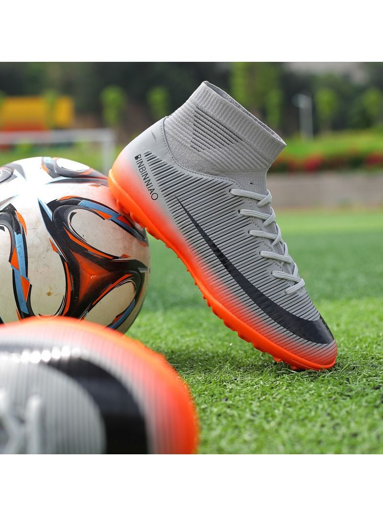 Men's Football Shoes Hard Ground Football Shoes Outdoor and Indoor Professional Youth Boys' Football Shoes Men's and Women's Football Shoes  - Image 2