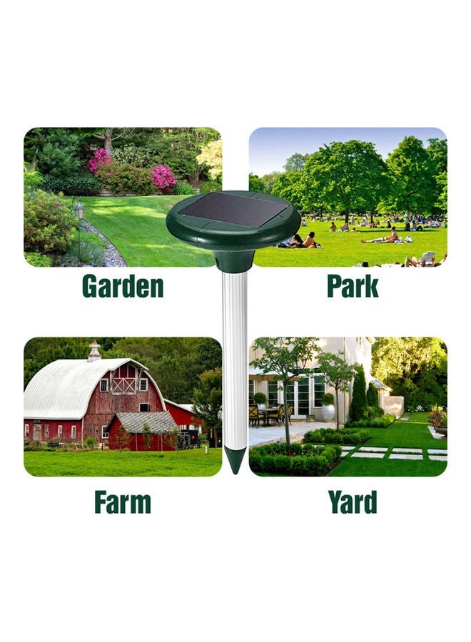 NIBEMINENT Energy Saving Solar Mouse Expeller For Garden Green/White - Image 5