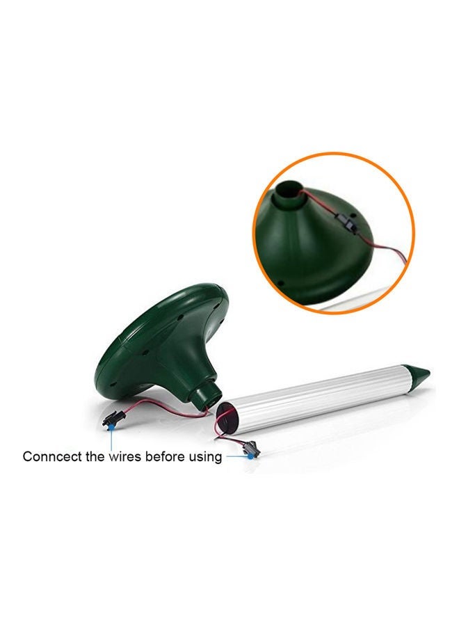 NIBEMINENT Energy Saving Solar Mouse Expeller For Garden Green/White - Image 3