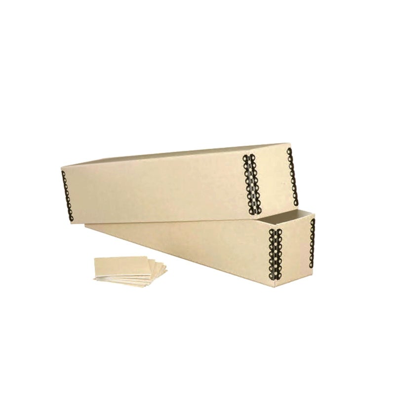 Lineco Slide Storage Box, Archival Acid-Free Case for Negatives Films Cards and Photos, Pack of 1 - Image 2