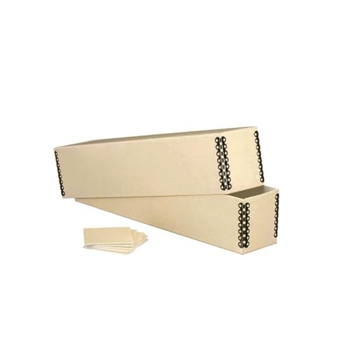 Lineco Slide Storage Box, Archival Acid-Free Case for Negatives Films Cards and Photos, Pack of 1 - Image 1