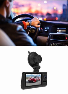 FPC S13 3-Channel Phone-Controlled Dash Cam | IPS Touch Screen, 1080P HD, 24/7 Parking Monitoring, 3 Camera System | Includes 32GB SD Card  - Image 2
