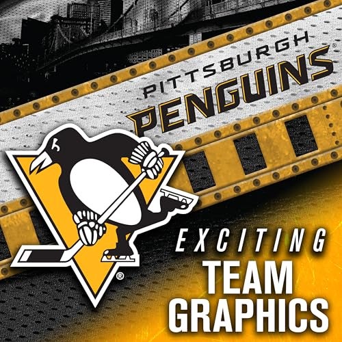 Franklin Sports NHL Pittsburgh Penguins Mini Hockey Goalie Mask with Case - Collectible Goalie Mask with Official NHL Logos and Colors - Image 5