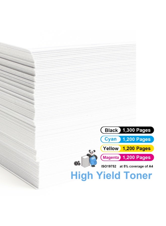 ASTA 222A W2220A W2221A W2222A W2223A With Chip One Set Colorful Toner Cartridge Compatible For HP Color Laser Jet Pro 3288dw 3288dn 3203 MFP 3388fdn 3388fdw 3388sdw 3303 Printer Low Energy Consumption High Efficiency Print Suitable For Hospitals School Wide Range Places Full Colors Printing - Image 2