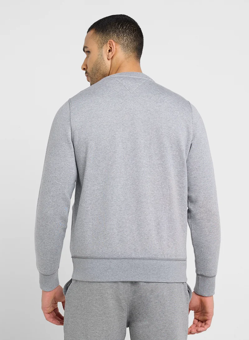 تومي هيلفيغر Logo Crew Neck Sweatshirt