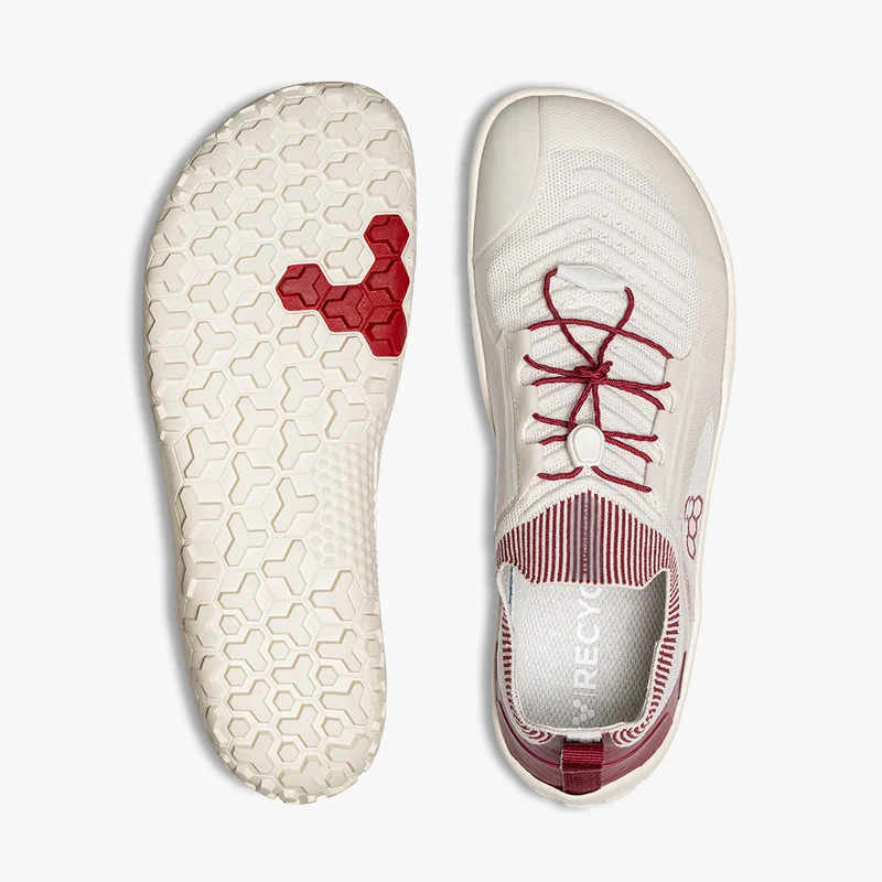 VIVOBAREFOOT PRIMUS TRAIL KNIT FG MENS LIMESTONE RED RUMBA