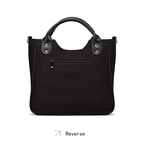 MEOKIM Gothic Backpack Canvas Bag Luminous Fashion Skull Crossbody Printed Bag Zipper Luminous Striped Shoulder Bag (Sternum Bag) - Image 4