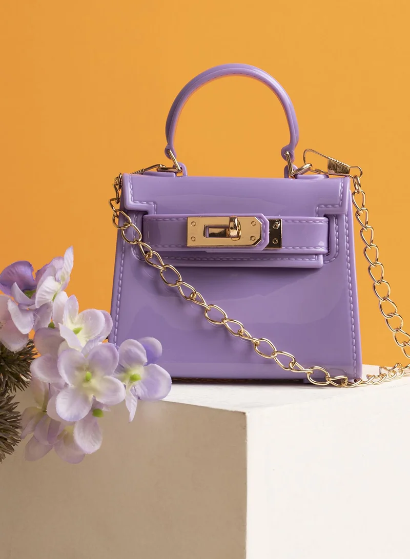 Haute Sauce Women's Ramona Purple Mini Bag