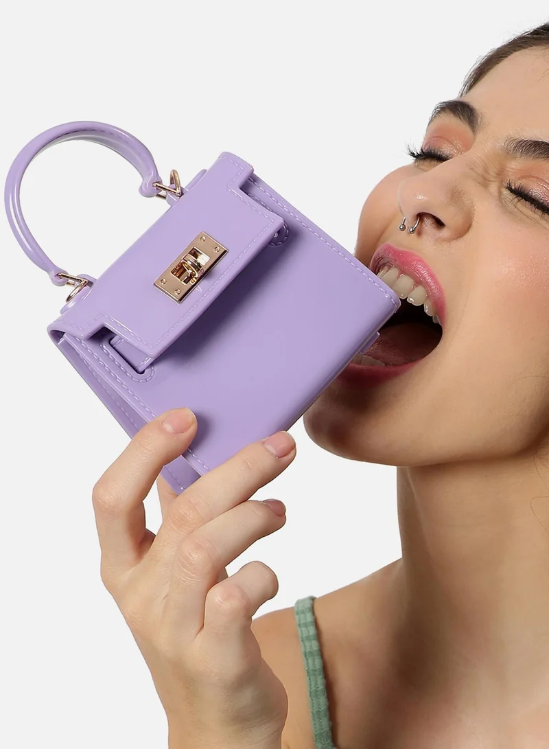 Haute Sauce Women's Ramona Purple Mini Bag