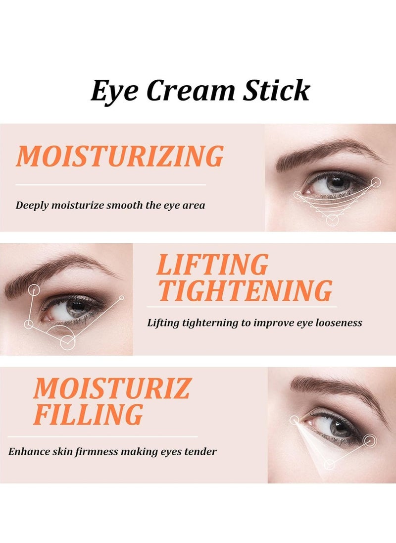 Hoygi - Eye Cream for Dark Circles, Advanced Snail Repair Eye Stick with Snail Mucin, Hydrating Cream for Puffiness and Bags Under Eyes, Reduces Fine Lines and Wrinkles (1pc) - Image 1
