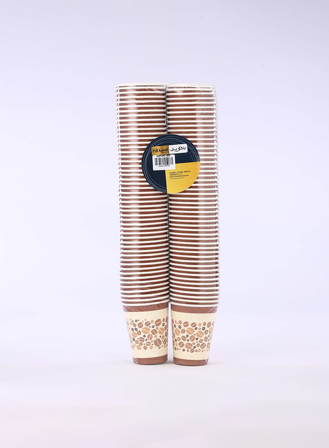 packwell Combo Paper Cup 12 Oz 50 Pcs X 2 packet 100 pcs - Image 3
