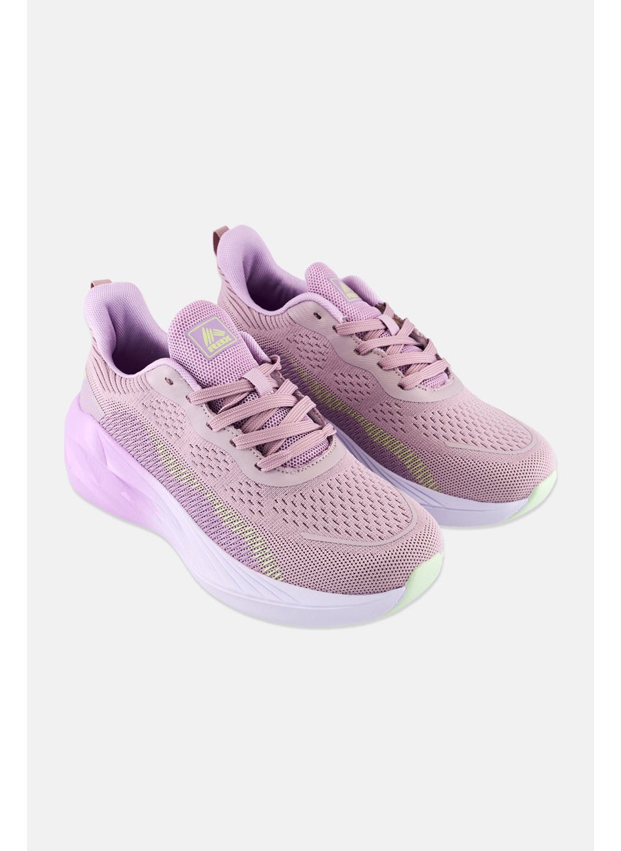 RBX Women Lace Up Outdoor Shoes, Purple  - Image 1