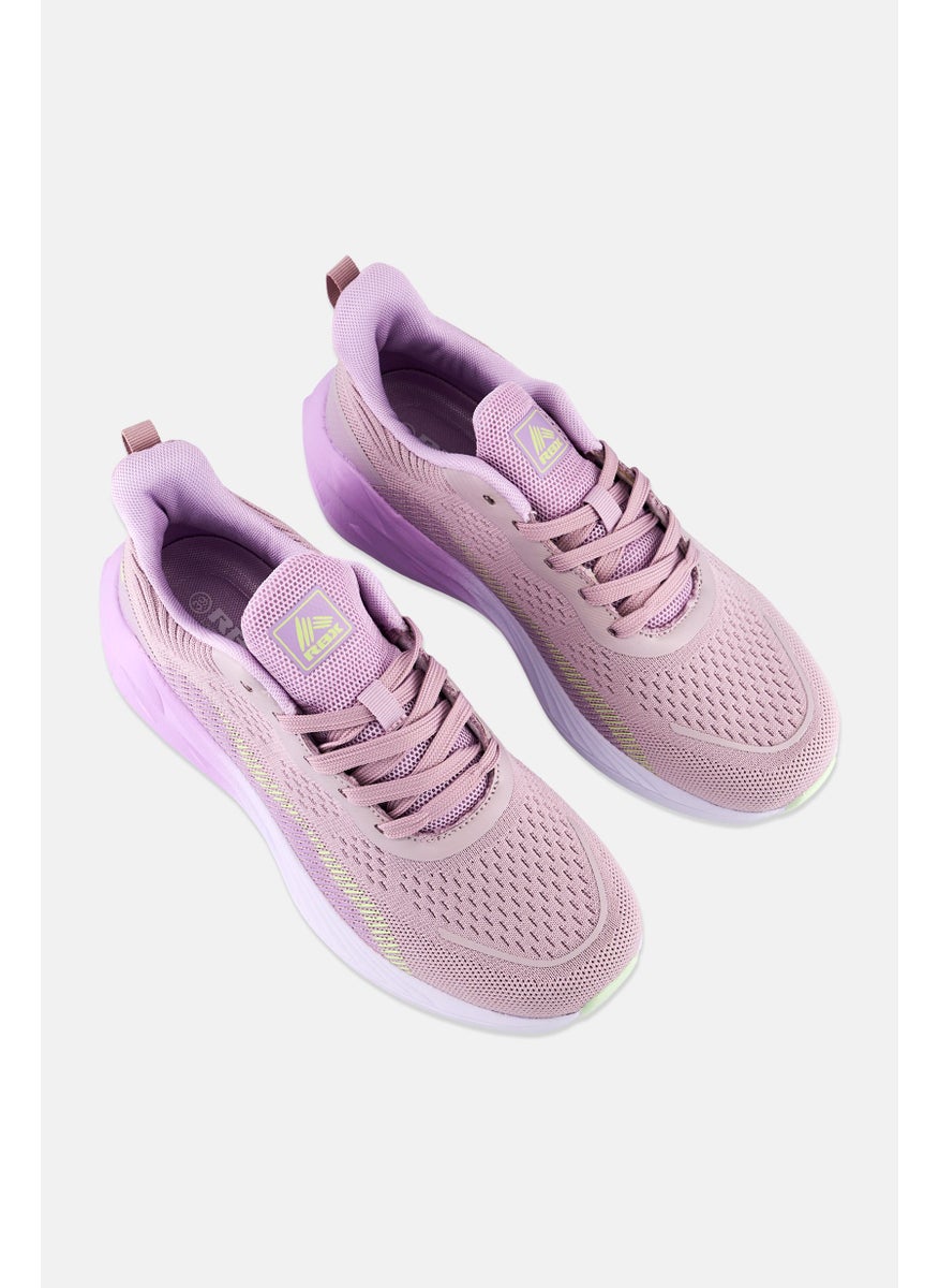 RBX Women Lace Up Outdoor Shoes, Purple  - Image 4