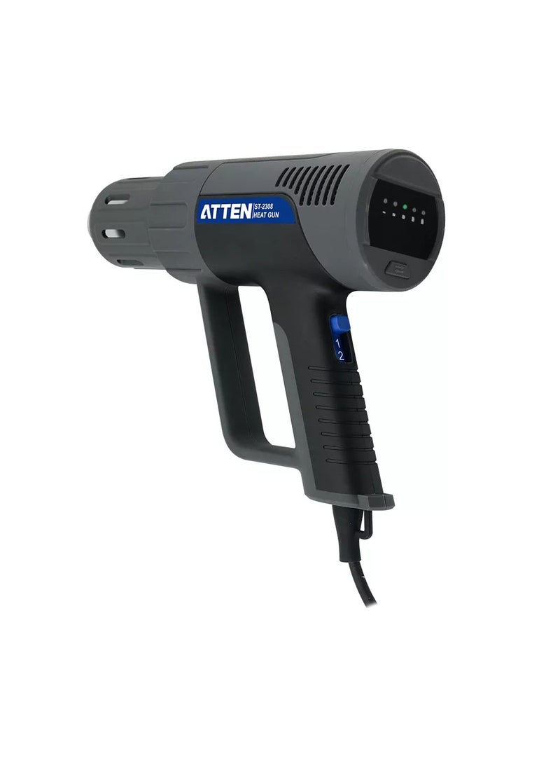 Atten ST-2308 Heat Gun is a versatile and powerful tool commonly used for tasks such as heat shrinking paint stripping soldering and more Its high temperature output and adjustable features make it suitable for both industrial and DIY applications.