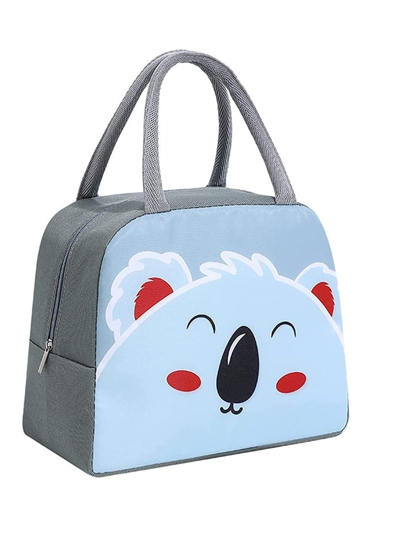 Cartoon Animal Print Lunch Bag Portable Insulated Cooler Banda  - Image 1