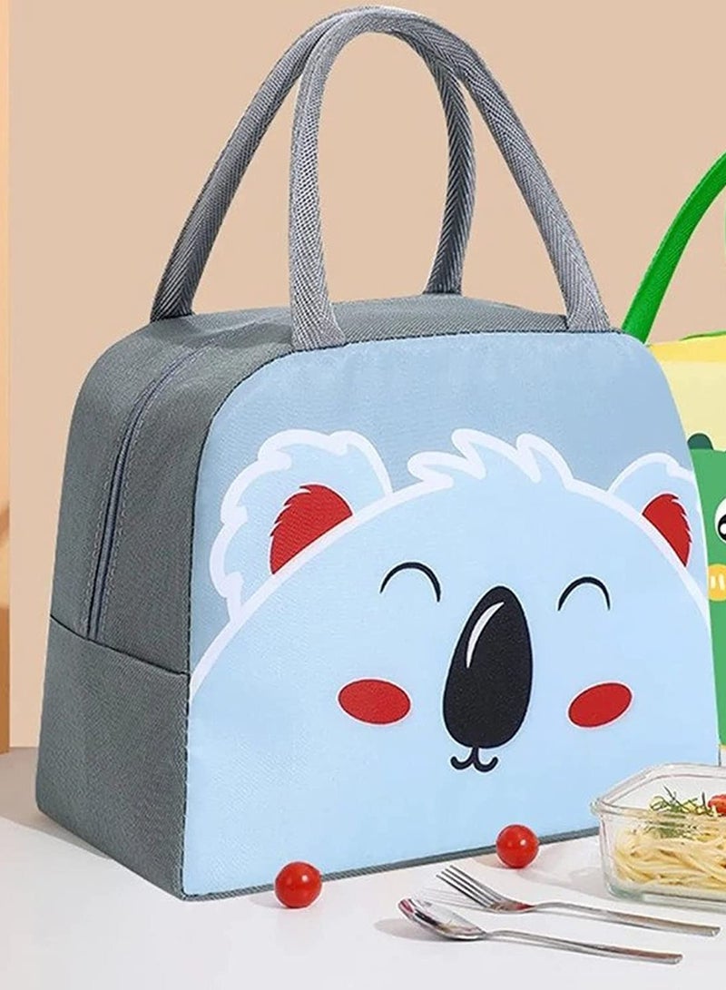 Cartoon Animal Print Lunch Bag Portable Insulated Cooler Banda  - Image 4