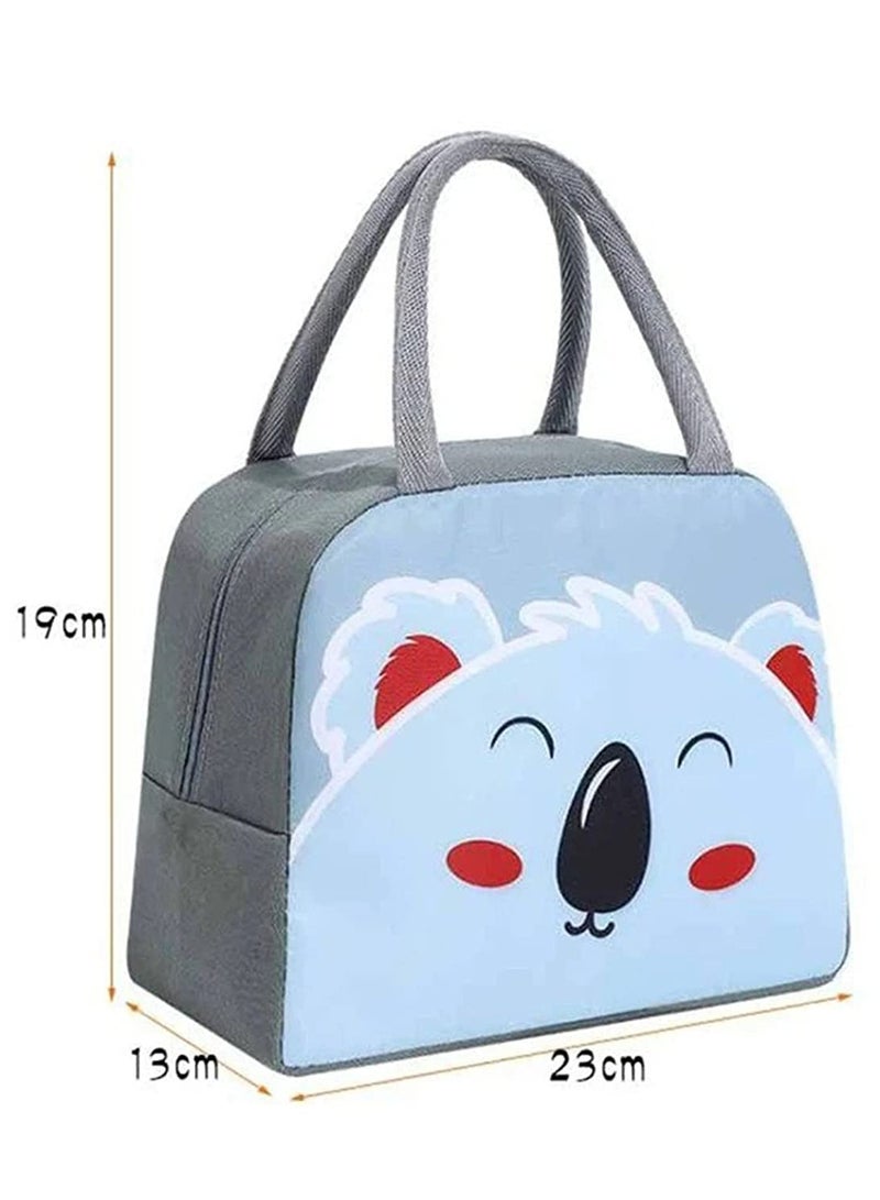 Cartoon Animal Print Lunch Bag Portable Insulated Cooler Banda  - Image 2