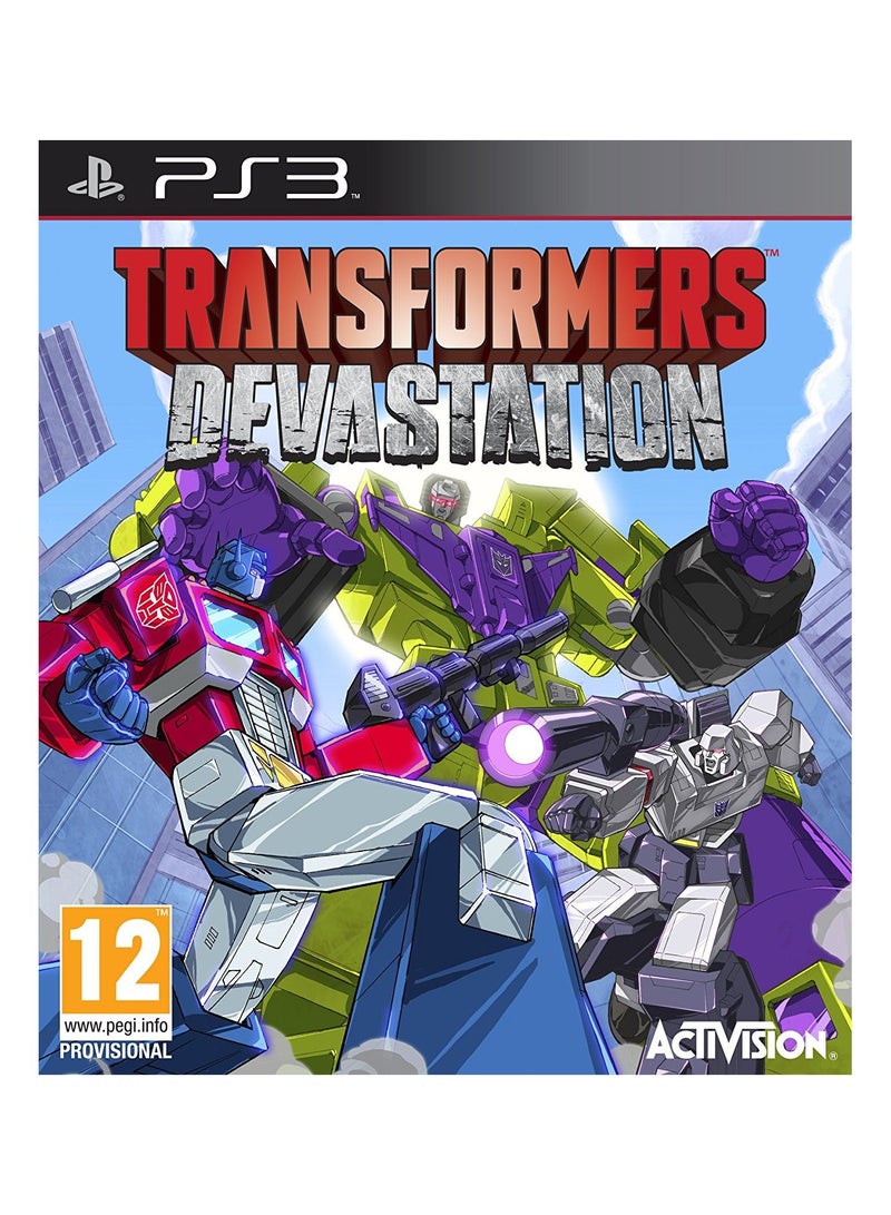لعبة "Transformers Devastation" (إصدار عالمي) - الأكشن والتصويب - playstation_3_ps3