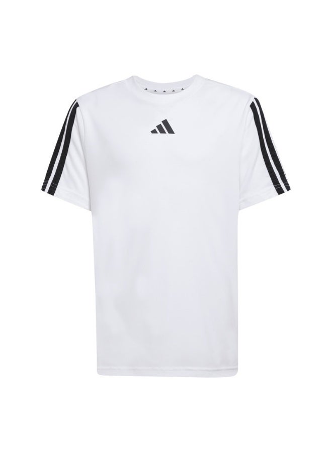Adidas Adidas J Tr-Es 3S Tee M White Training T-Shirts For Men  - Image 2