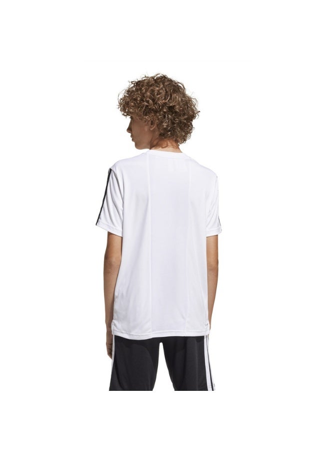 Adidas Adidas J Tr-Es 3S Tee M White Training T-Shirts For Men  - Image 4