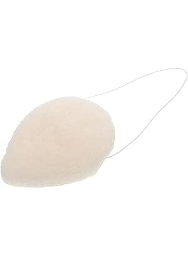 Natural Konjac Sponge for Face and Body Exfoliation Soft Waterdrop Shape Bath Sponge for Daily Shower - Image 1