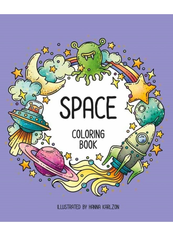 Space Coloring Book - Paperback