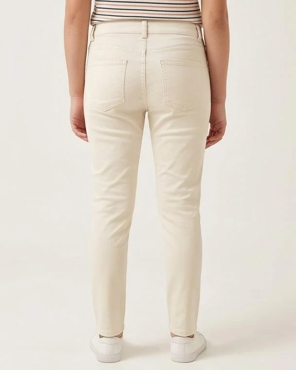 REDTAG Senior Girls Beige Embroidered Trousers