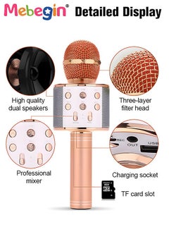 MEBEGIN Toys for Kids Karaoke Microphone for Teen,Portable Bluetooth Wireless Karaoke Machine,Music Toy Party Favor Birthday Gift for Kids Boys Girls  - Image 5