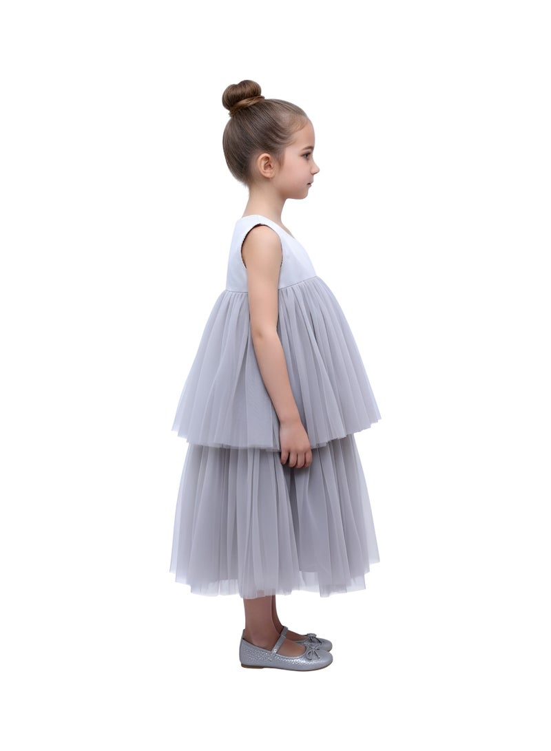 Bidani Classic Grey Dress - Image 3