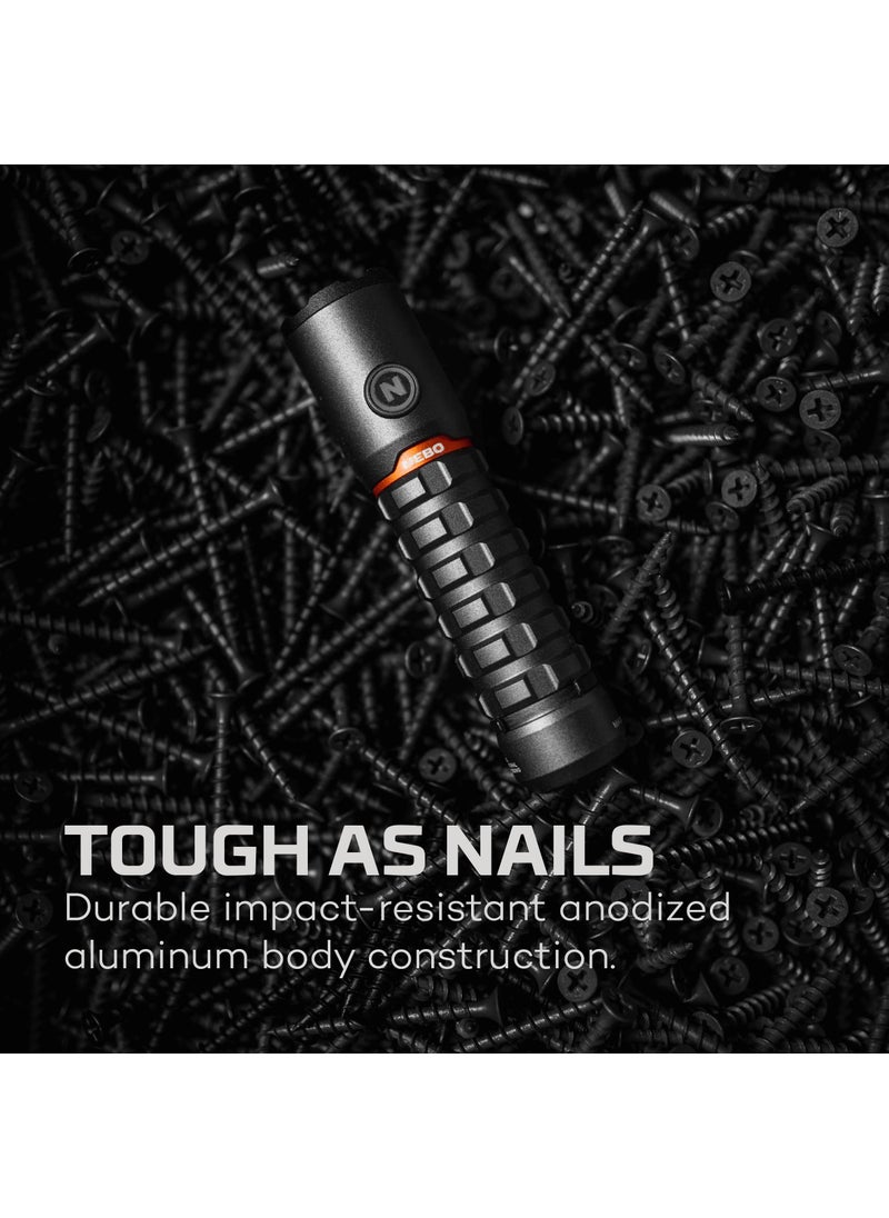 NEBO NEBO Redline Torchy 2K 2000 Lumen Pocket Flashlightfor EDC, Wireless USB Rechargeable LED Water & Impact Resistant for Camping, Hunting, Hiking, Fishing, 5 Light Modes, Water and Impact Resistant  - Image 5