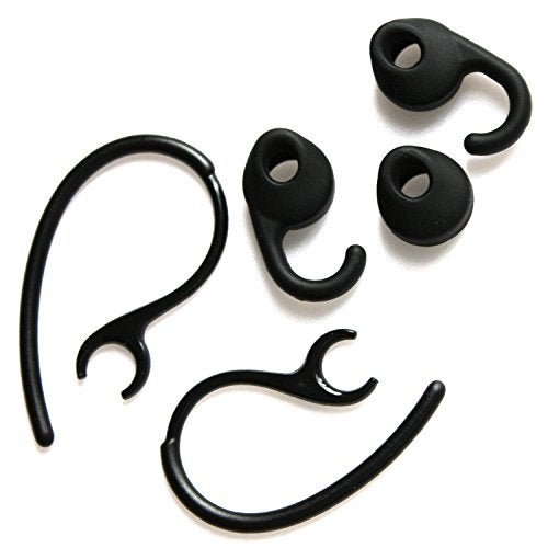 CE Centaurus Electronics New 3pcs Gel Ear Bud Earbuds tip + 2pcs Ear Hook Loop earhooks Replacement for Jabra EASYCALL EASYGO Clear USA Cell Phones Parts - Image 1